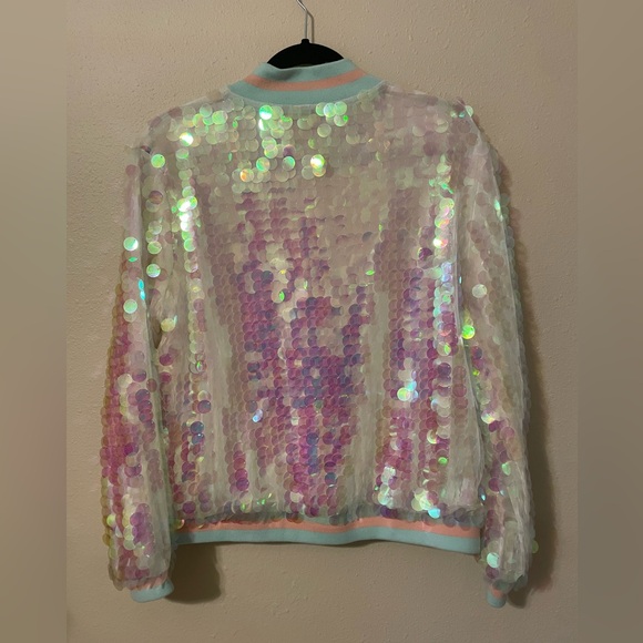 FARM Rio Iridescent Bomber Jacket - Picture 3 of 7